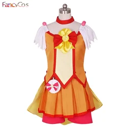 Anime Kid Glitter Force Hino Akane Glitter Sunny Cure Sunny Dress Cosplay Costume Halloween Costumes for Women Carnival Party