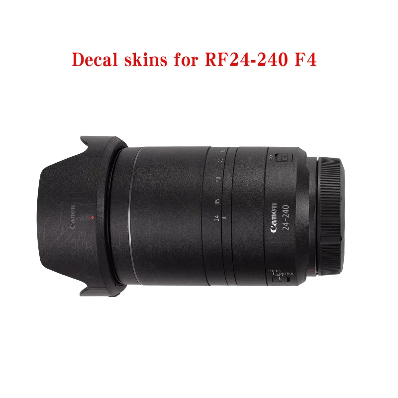 Adesivo per obiettivo fotocamera antigraffio per RF 24-240 4-6.3 Pellicola protettiva Protezione corpo pelle per Canon RF 24-240mm F4-6.3 IS USM