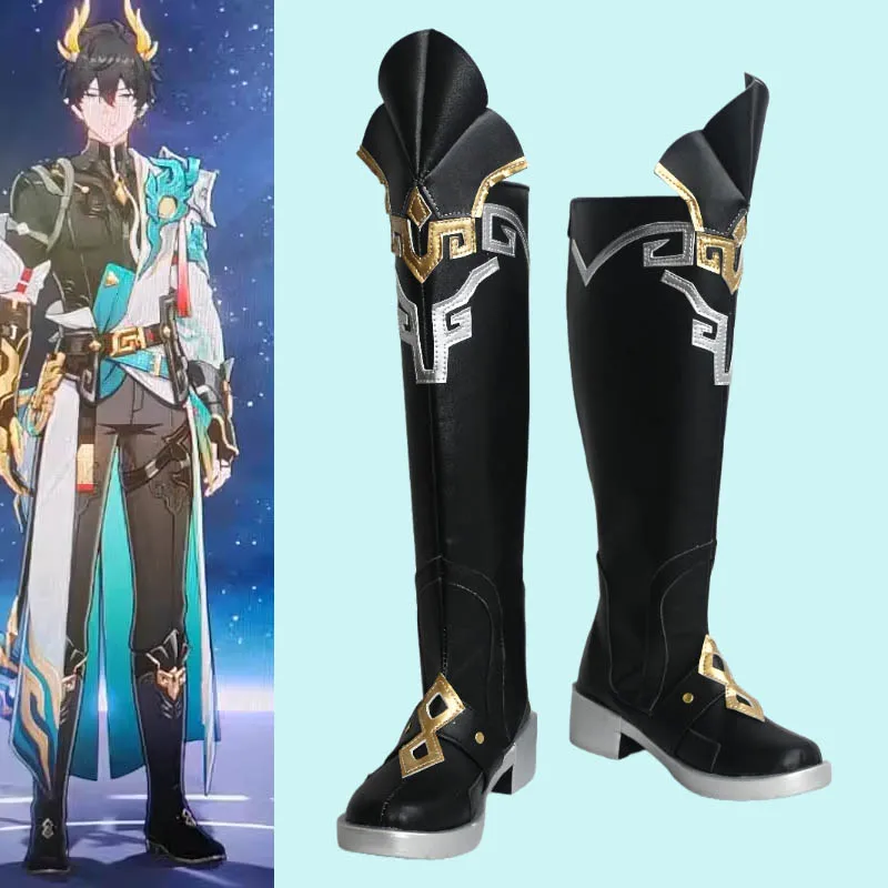 

Игра Honkai: StarRail Dan Heng • Permansor Terrae, обувь для косплея, ботинки, аксессуары для костюмов на Хэллоуин, реквизит