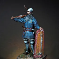 1/24 Scale Resin Figure Assembly Model Kit Ancient French Archers Military Hobby Miniature Unassembled & Unpainted Free Shipping