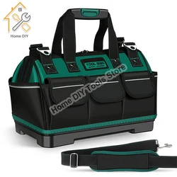 Bolsa de herramientas de electricista multifunción 680D Oxford tela impermeable multi-bolsillo de almacenamiento bolsa de mano bolsa de herramientas de gran capacidad