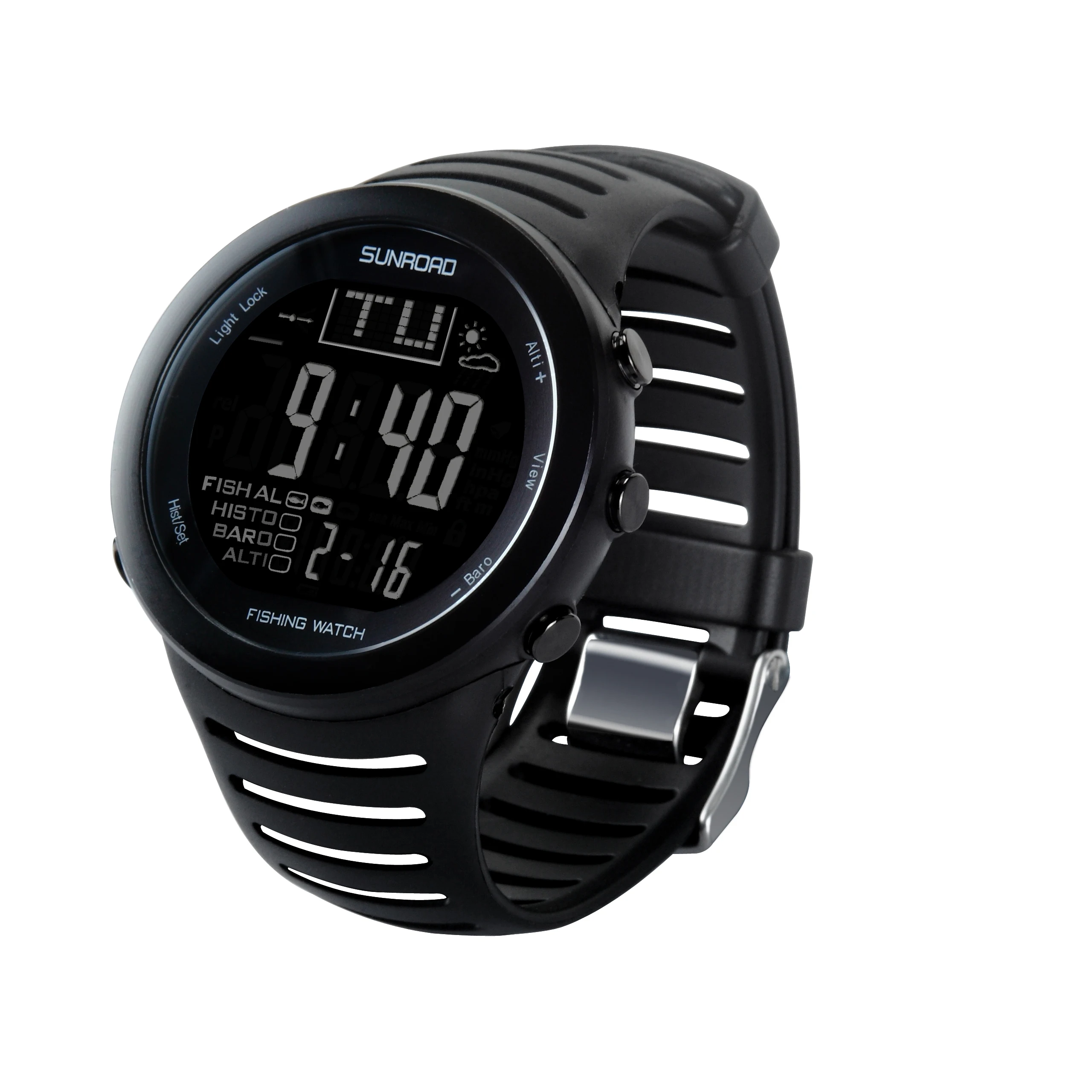 Sunroad G-SHOCK FR720B Watch Sports Fishing Altimeter +Thermometer+Barometer 5AMT Waterproof Air Pressure Temperature Reminder