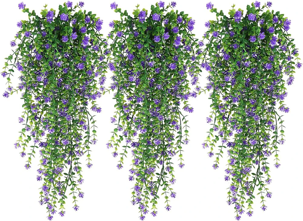 80CM kunstmatige hangende bloem valse rotan wilg rotan bloem kunstmatige hangende planta voor huis tuin wanddecoratie
