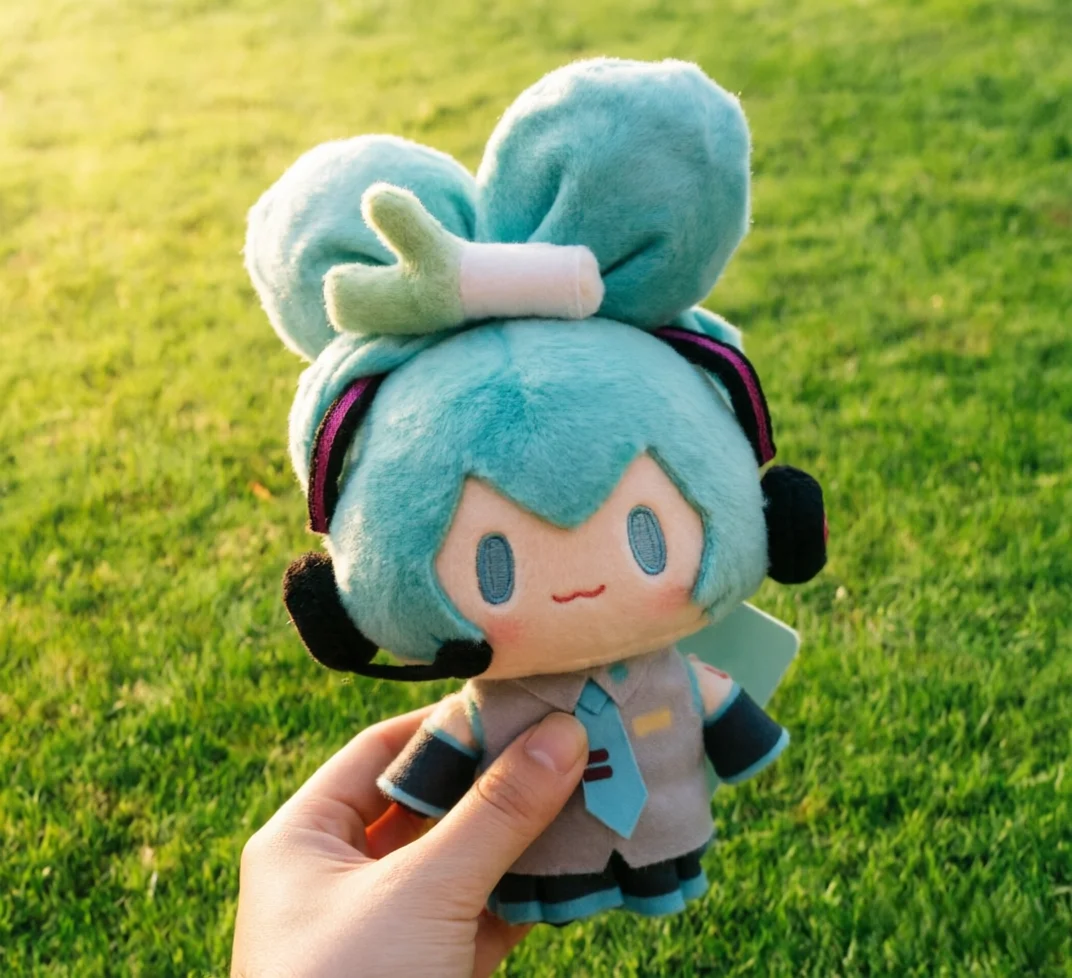 

18cm Hatsune Miku Plush Toy Cute Figure Plush Stuffed Doll Fans Birthday Gifts