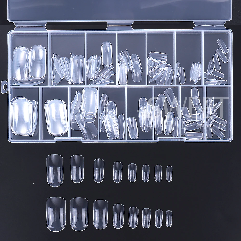 120/150枚入り/箱 デュアルシステム ネイルフォームセット アクリルエクステンション 付け爪 ネイルチップ 足爪用トップフォーム ジェルネイルビルディングモールドツール