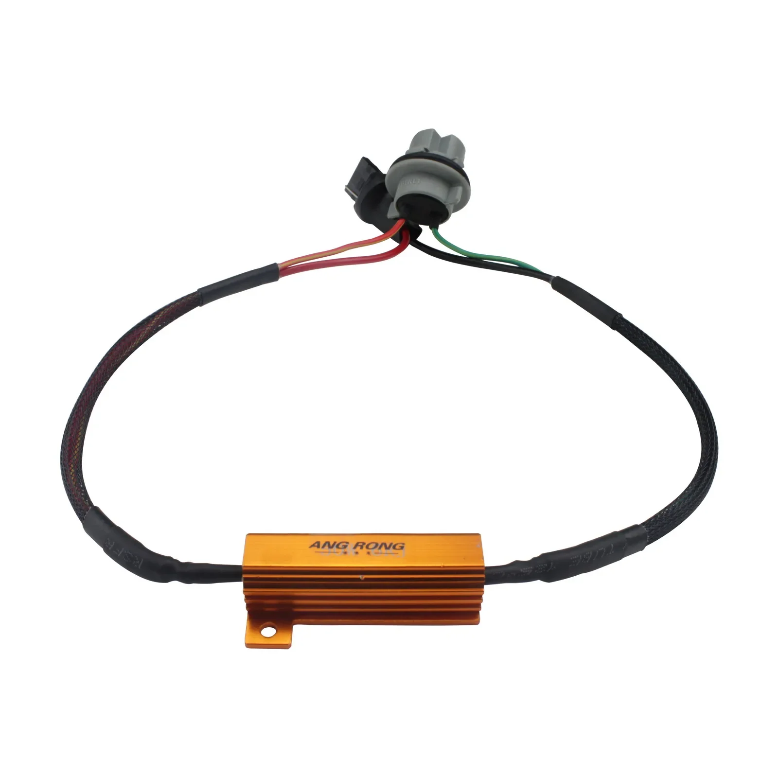 ANGRONG 2x T20 582 7440 W21W LED Load Resistor Wiring Harness Canbus No Error Canceller