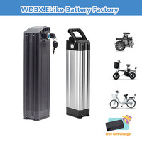 48V Folding Electric Bicycle Battery 36V 10.4Ah 13Ah 15Ah 17.5Ah for JINGHMA PXWC05 YY26 Fafrees Shengmilo Silverfish City Ebike