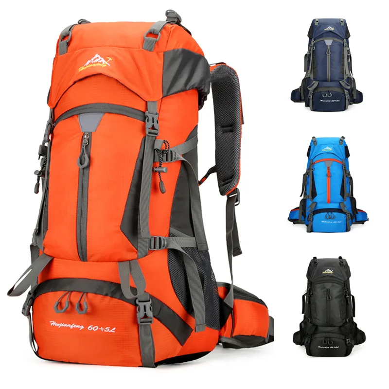 

Fashion Large Capacity Outdoor Mountaineering Backpack Camping Sports Bag Waterproof Wear-resistant Hiking Travel Men Backpack