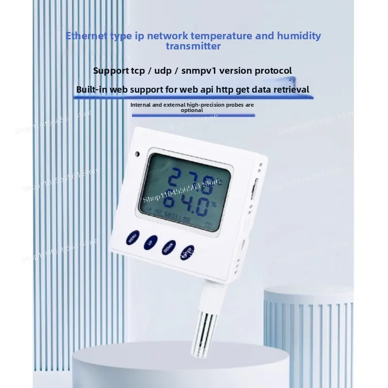 SNMP Protocol Network Temperature & Humidity Sensor - 30pcs Ethernet IP Inlet Probe Transmitter