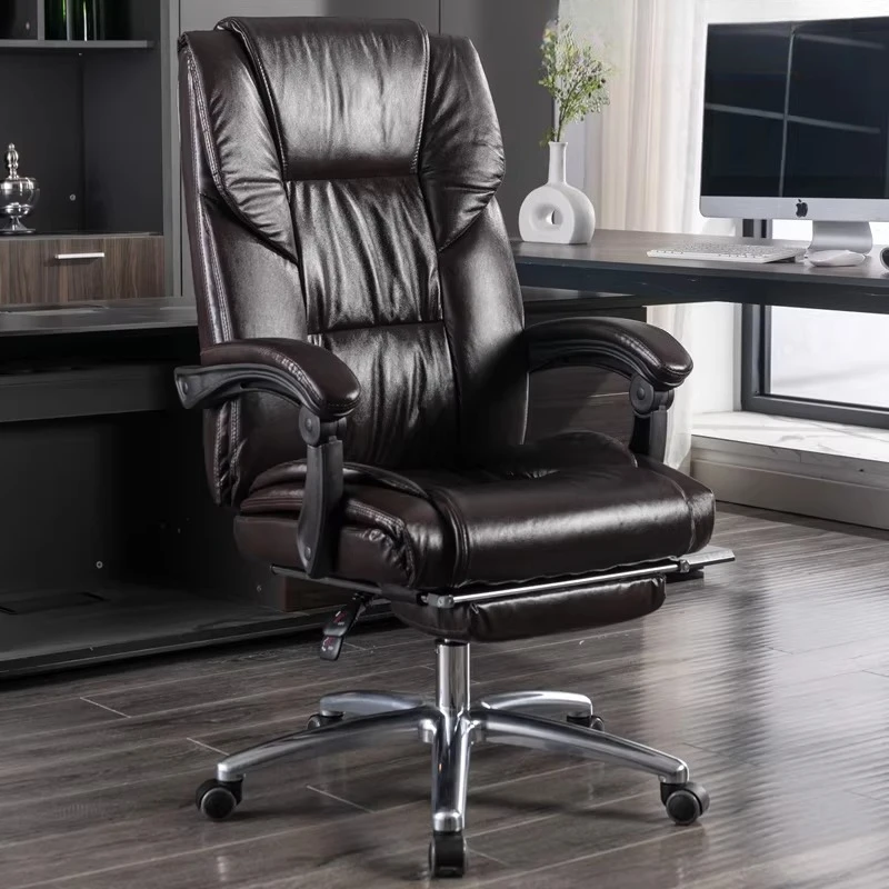 

Офисное кресло для бизнеса с откидной спинкой, комфортное кожаное сиденье для длительного сидения, компьютерное кресло, элегантная офисная мебель, Bureaustoel XY40BGY
