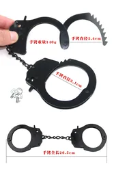 Safety Hand Children Toy Handcuffs Party Role Play Handcuffs With Party Toys Children Cosplay Party Police Costume Toy Props