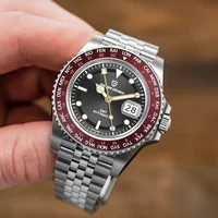 PAGANI DESIGN V4 40MM GMT NH34 relojes de lujo para hombres relojes mecánicos automáticos de moda superior para hombres reloj resistente al agua de zafiro