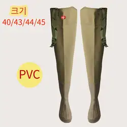 Waterproof Wading Boots Over Knee Hip Waders Thick Leg Wear Rain Boots Pants River Bootfoot Fishing Tackles