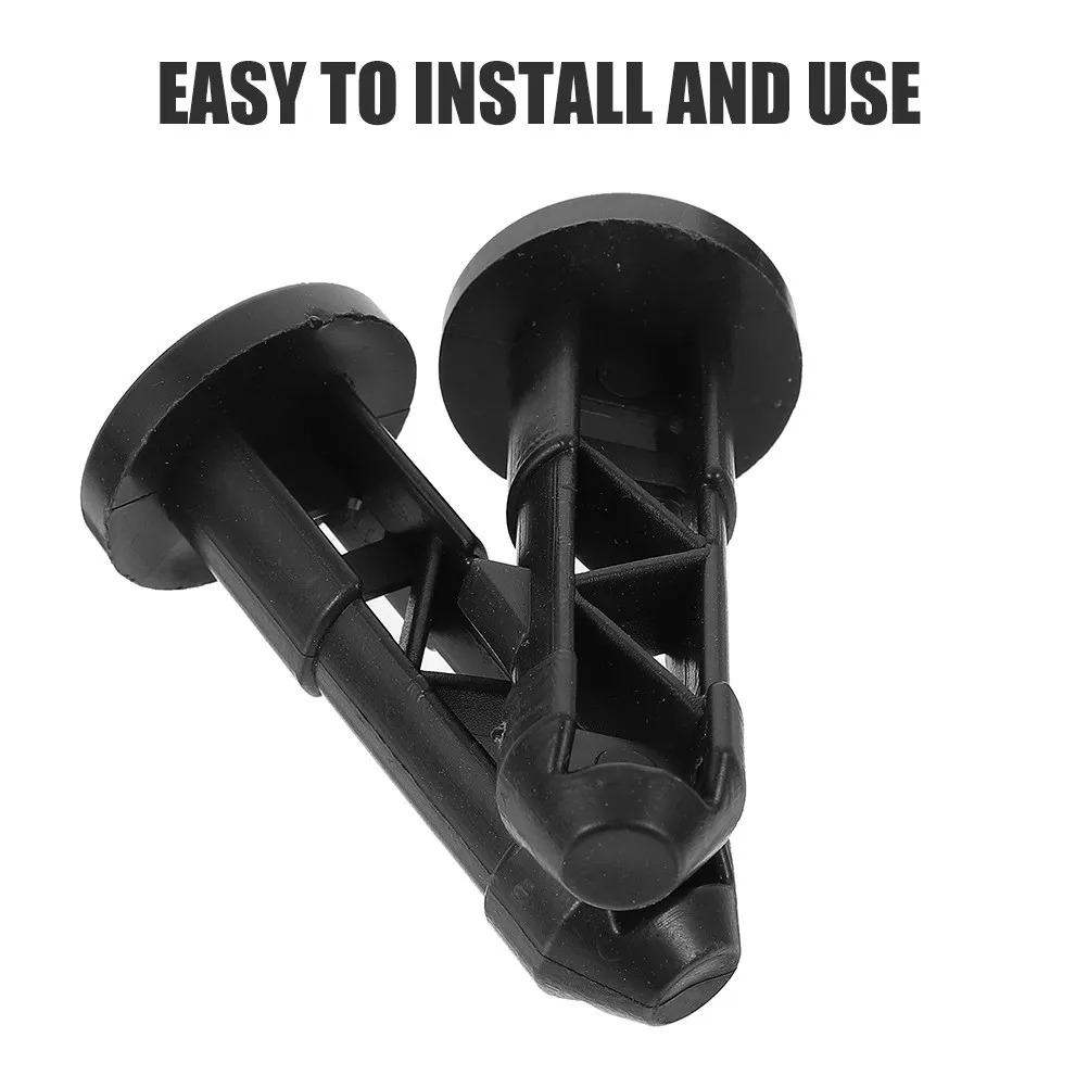 4Pcs Weather Resistant Wheeled Bin Lid Hinge Pins Sturdy Plastic Trash Can Latch Replacement Parts for Outdoor Commercial
