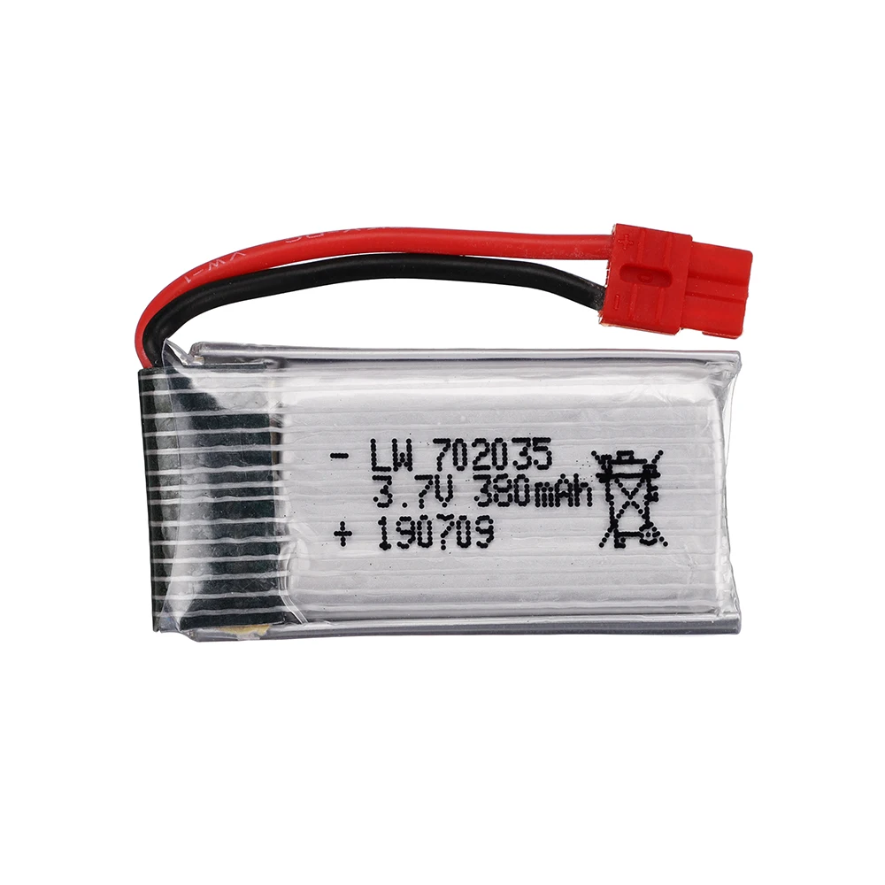 1/2/3/5/10pcs 3.7v 380mah Lipo Battery For SYMA X5HW X5A-1 X5HC X5UW X5UC RC Quadcopter Spare Parts Accessories