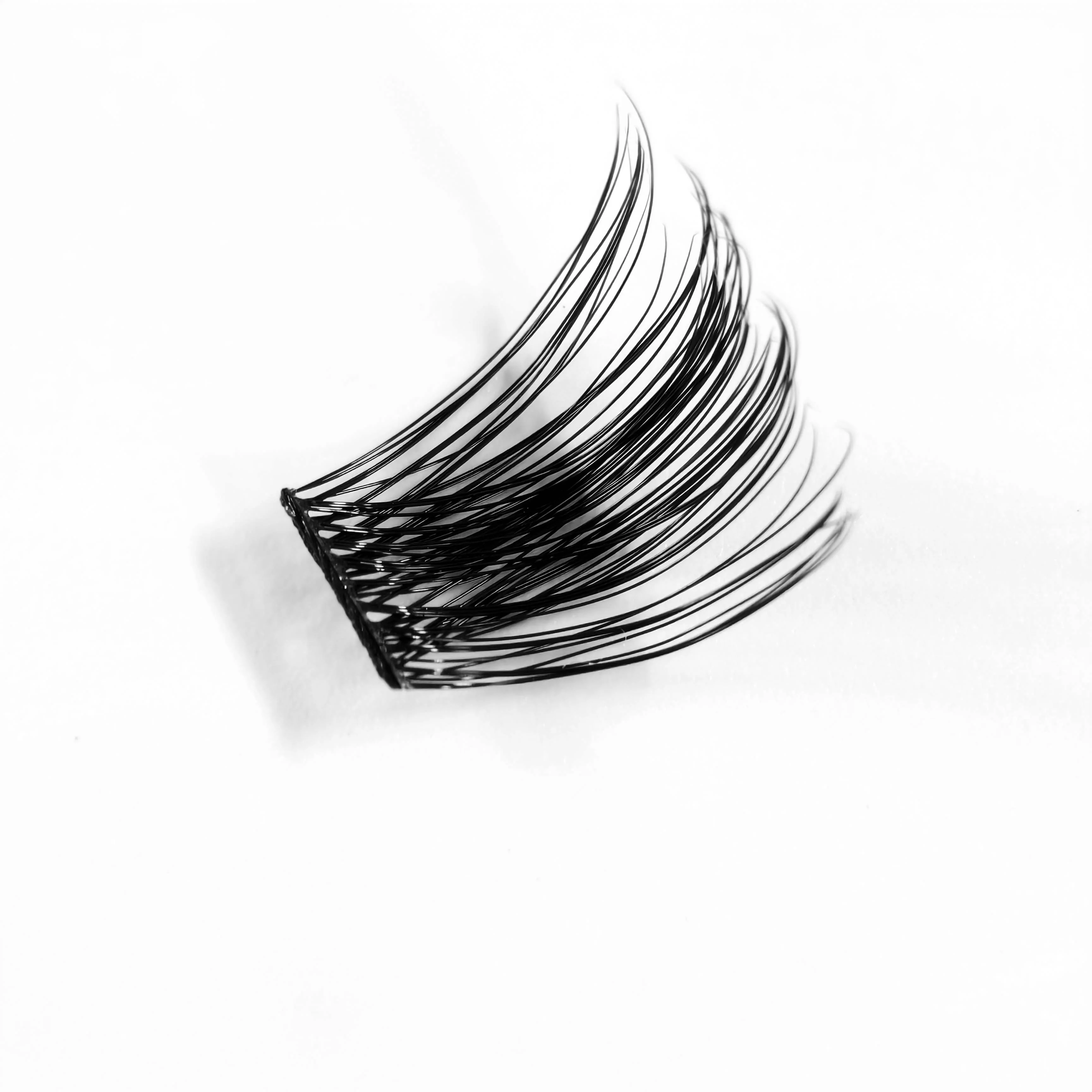 100PCS Cluster Wimpern DIY Einzelne Wimpern Verlängerung 3D Volumen Lash CC Curl Segmentierte Falsche Wimpern Natürliche Flauschige Wimpern – Detail 4