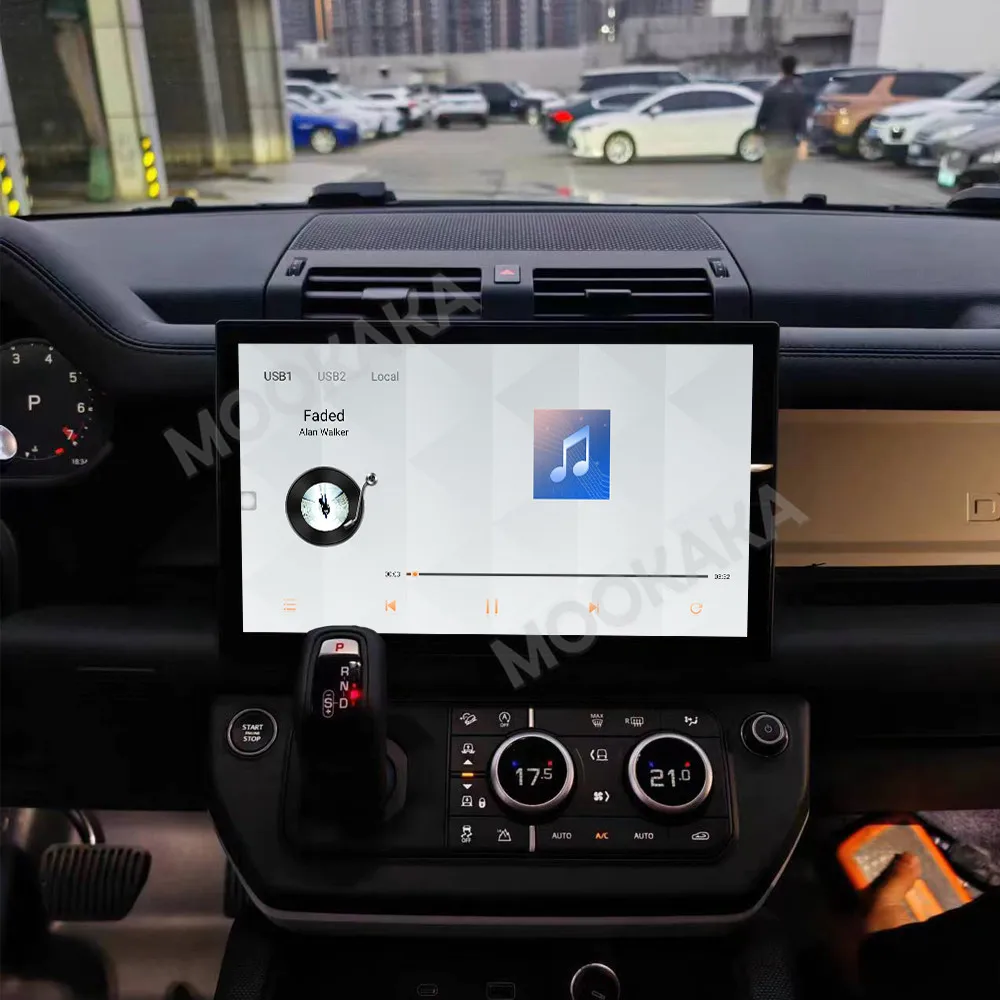 13.3“ Qualcomm Car Multimedia Player Android Screen For Land Rover Defender 2020~2024 Car Radio GPS Navi CarPlay Auto Head Unit