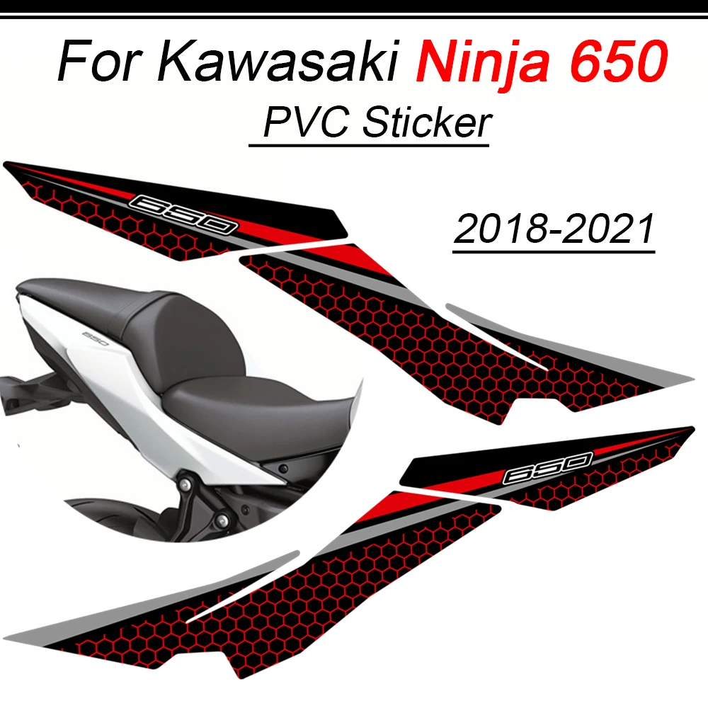 

For Kawasaki Ninja 650 2018-2021 Motorcycle Tank Pad Fuel Oil Kit Fender Shell Decorate Protection Body Stickers