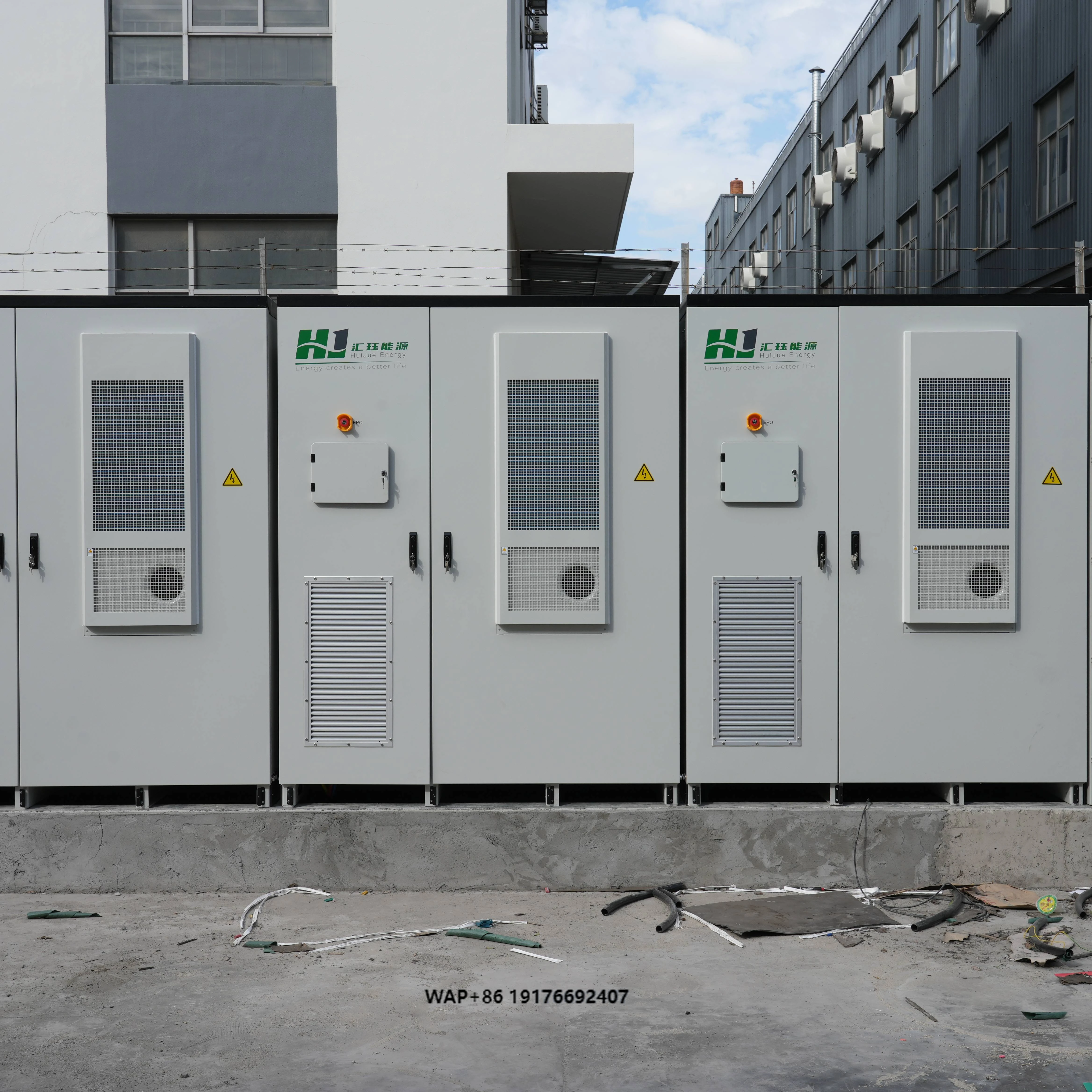 All-In-One Outdoor Industrial Energy Storage Cabinet 100kwh to 215kwh Lithium Battery Power System LIFEPo4 Type