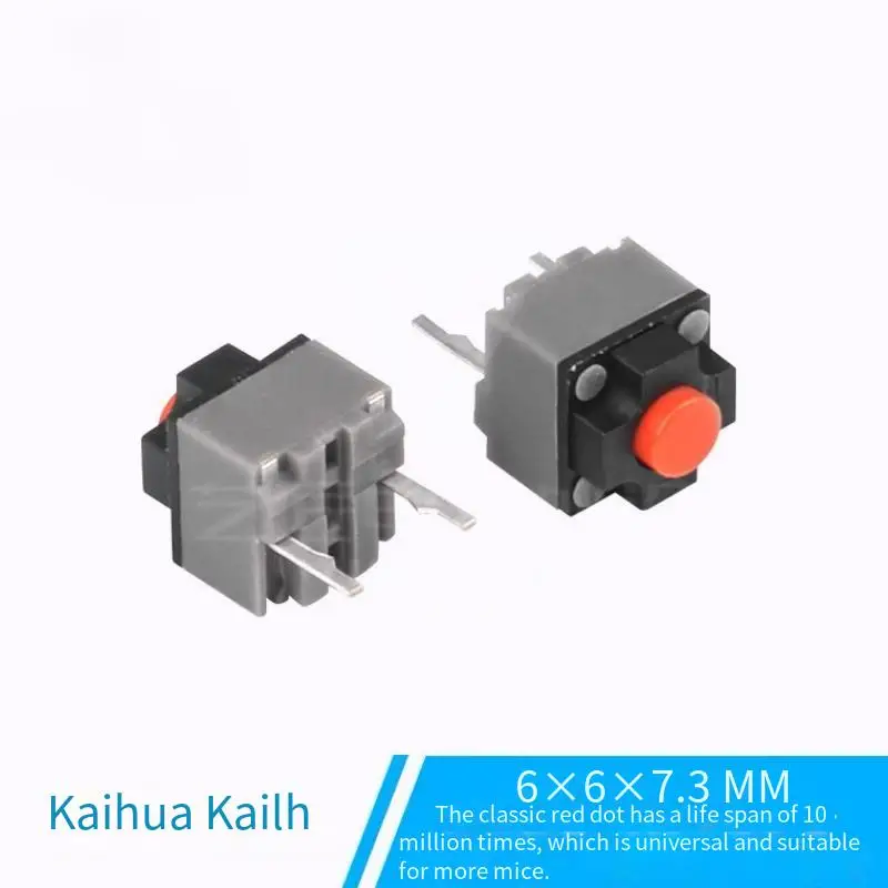 Kalih square mouse mute microswitch button is suitable for general original products of Razer for Logitech M330M590GPW.