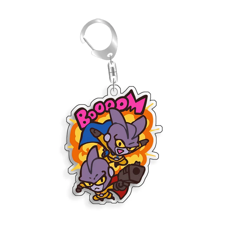 For Dragon Ball Shenron Majin Buu Gohan Gotenkas Frieza Vegeta Acrylic Selfmade Cartoon Anime Keychain Pendant Toy Gift 5cm view 3