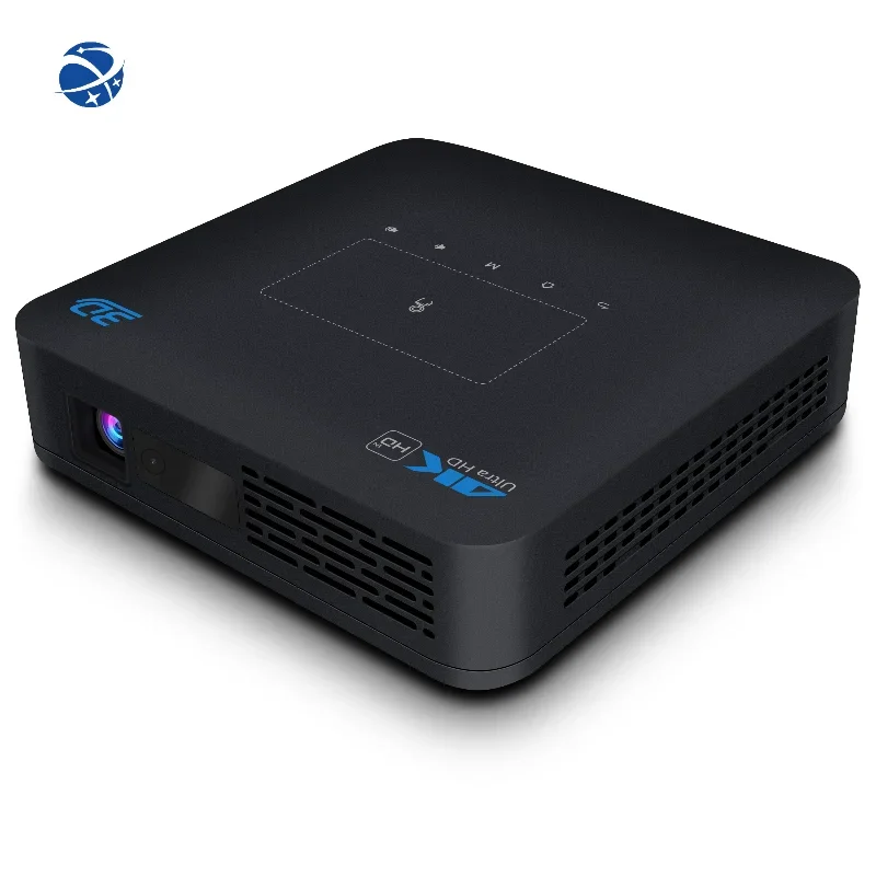 P15 Mini Projector 4K 3D Android 9.0 Dual Wifi BT HD DLP Proyector Daylight Home Theater 2/4GB LPDDR4 16/32GB