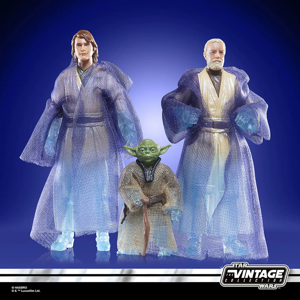 [In-Stock] Hasbro STAR WARS The Vintage Collection Jedi Spirits (Anakin Skywalker, Yoda, Obi-Wan Kenobi) Exclusive 3.75-Inch Toy - view 6
