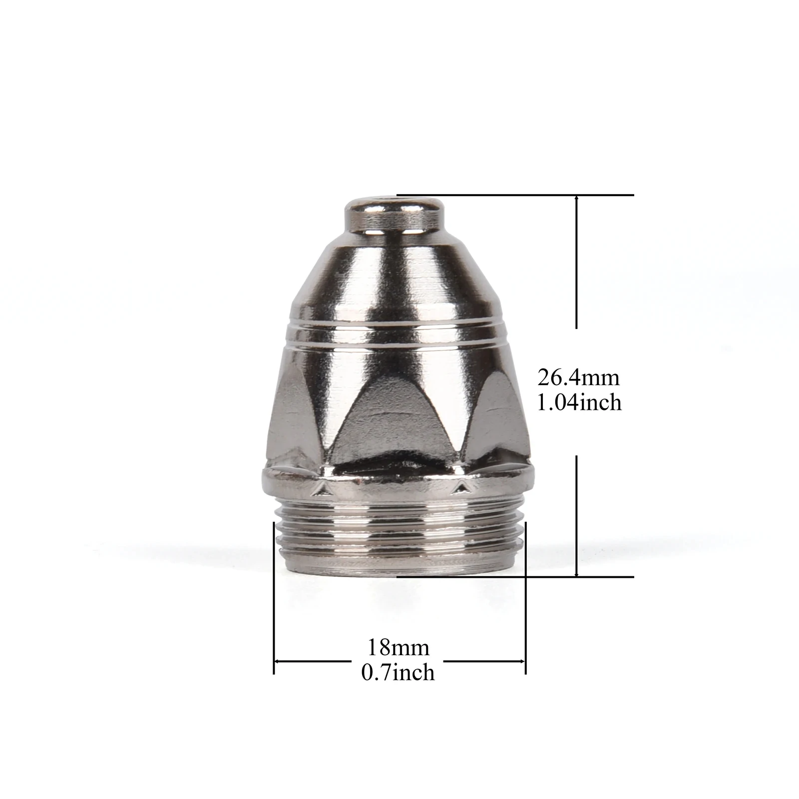 Hafnium 20PK หัวฉีด 1.1 มม. 1.3 มม. 1.5 มม. 1.7 มม. 1.9 มม. + 20PK Electrode P80 Feimate Air ตัดพลาสม่าไฟฉายวัสดุสิ้นเปลือง