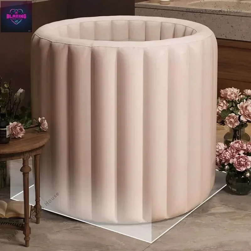 Adult Large Water Container Foot Bath Bucket Portable Bathtub Home Spa Roller Buckets Banheira De Gelo Modern Comfortable Bag
