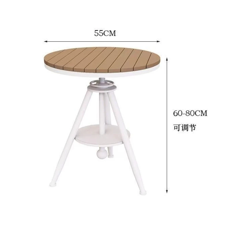 

Courtyard Furniture Café Tables Negotiation Round Commercial Leisure Café Tables Bar Metal Furniture Tavolo MH40ZZ