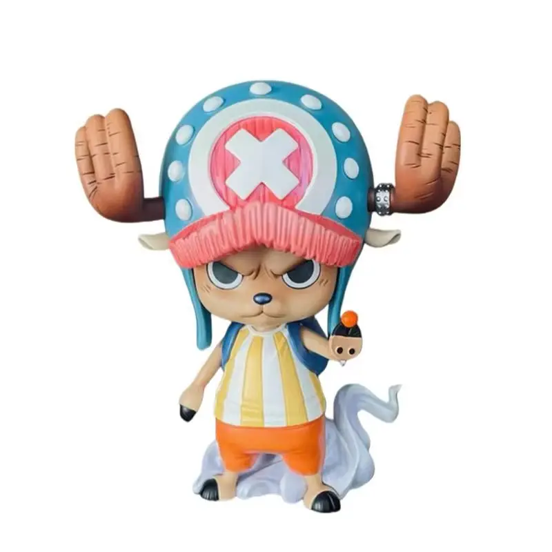 

N Stock One Piece 10 см двухлетняя фигурка чоппера, милые и креативные настольные украшения Q вокруг второй элемент