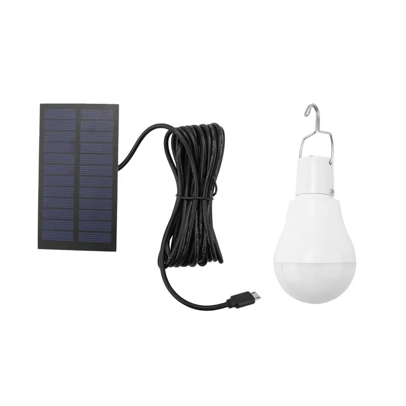 

Classy-Portable LED Solar Light 15W Bulb LED Lamp USB Rechargeable Solar Powered Outdoor/Indoor Travel Camping Garden Light