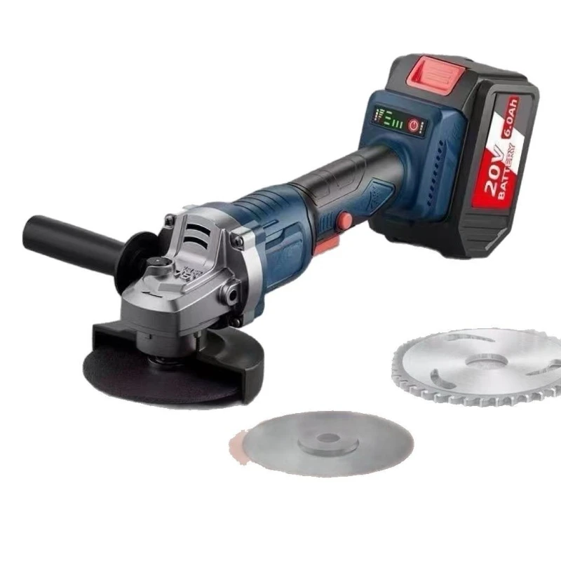 

High power brushless charging angle grinder, lithium battery charging cutting machine