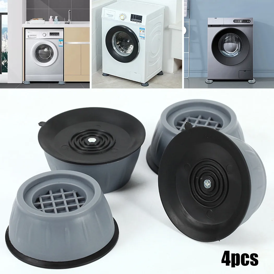 Rubber For Pad For Washing Machine Anti Vibration Leg Stopper Foot Pad Anti-slip Noise-reducing Pads For Dryer Stand Furniture