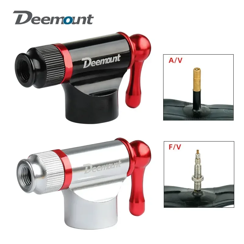 

Deemount CO2 Pump Nozzle For 3/8-24 Threaded Cartridge Fits Schrader Presta W/ Foam Casings 33/25/16/12/8Gr. Cylinder Inflator