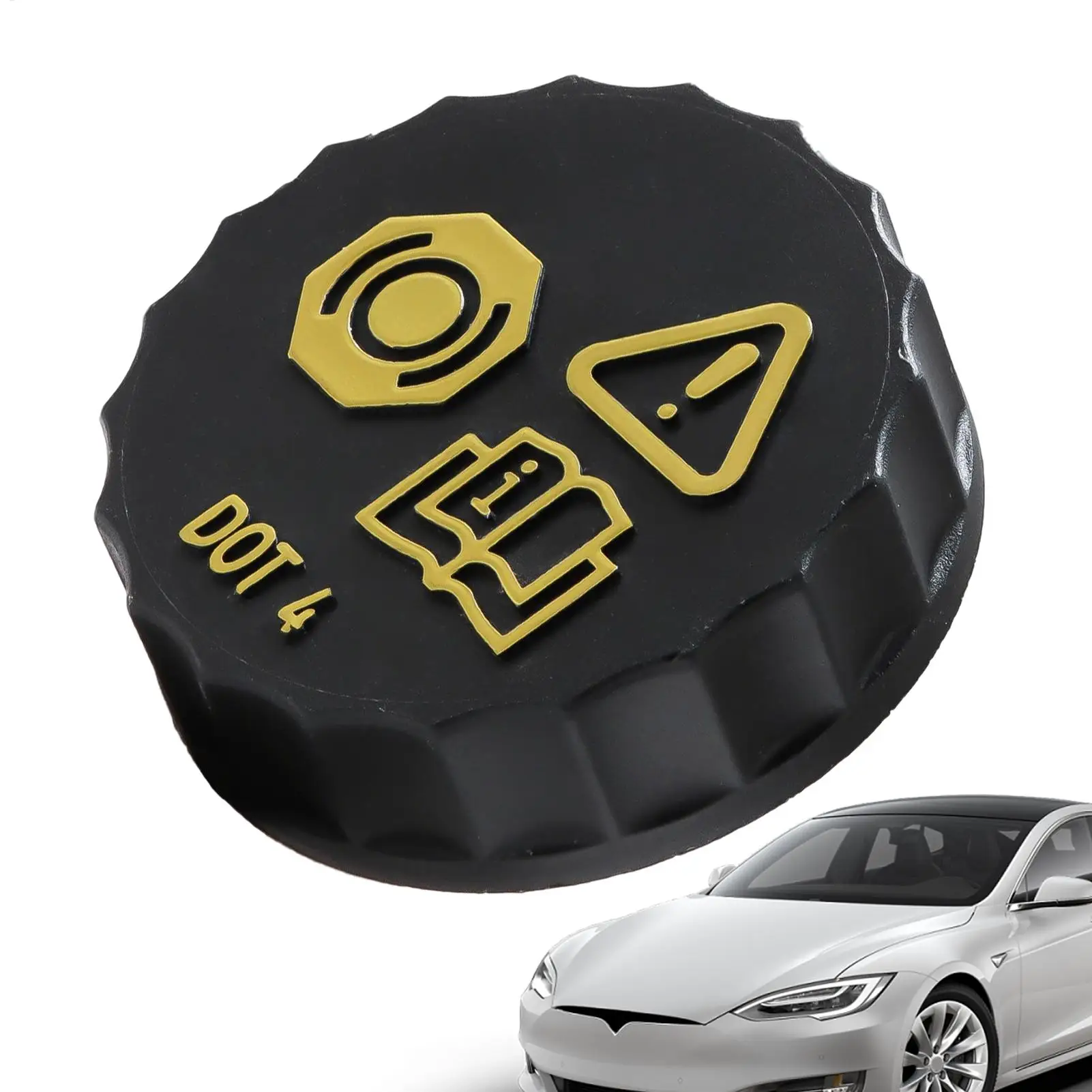 

Brake Master Cylinder Cap Brake Fluid Cap Double-Layer Dustproof Cover for Travel Adventure Vehicles Industrial Motorcycle Auto