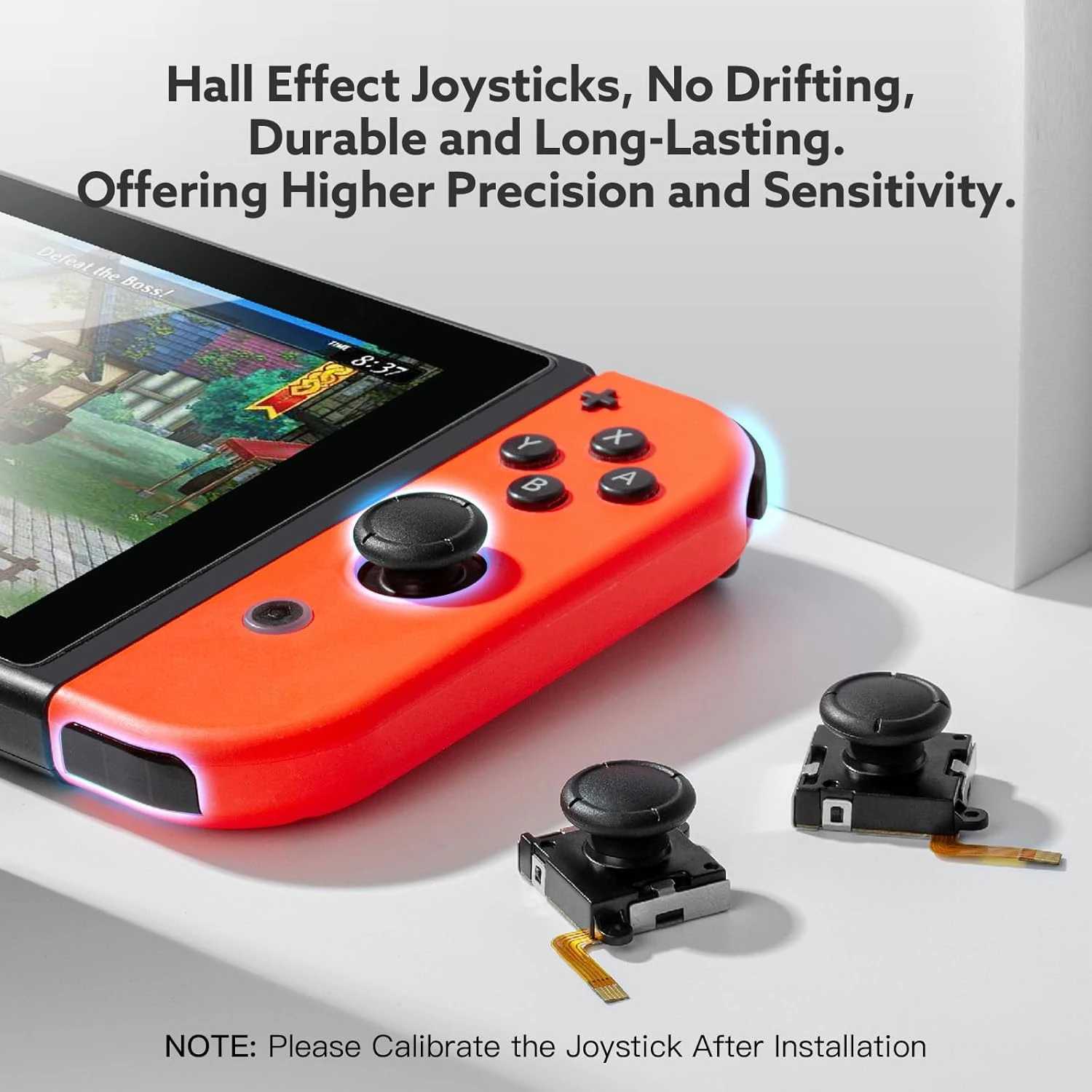 Hall Sensing No Drift Joystick Thumb Stick for Switch Joy Cons