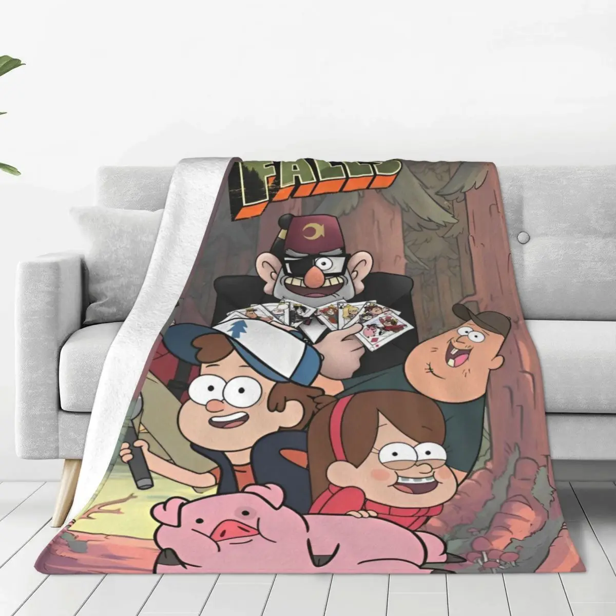 Gravity Falls Blankets Quality Super Warm Bedding Throws Autumn Camping Couch Bed Funny Bedspread