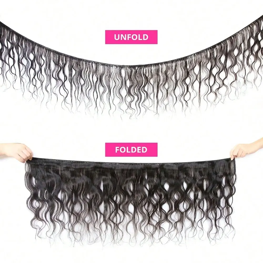 Body Wave Real Hair Bundle Of  Brazilian Wave Black Braiding Double Hair Curtain Hair Extensions Natural Color 1 3 4 pcs