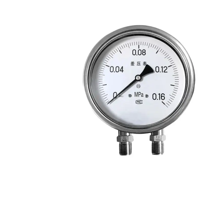 

Differential pressure gauge double diaphragm high static pressure differential pressure gauge stainless steel