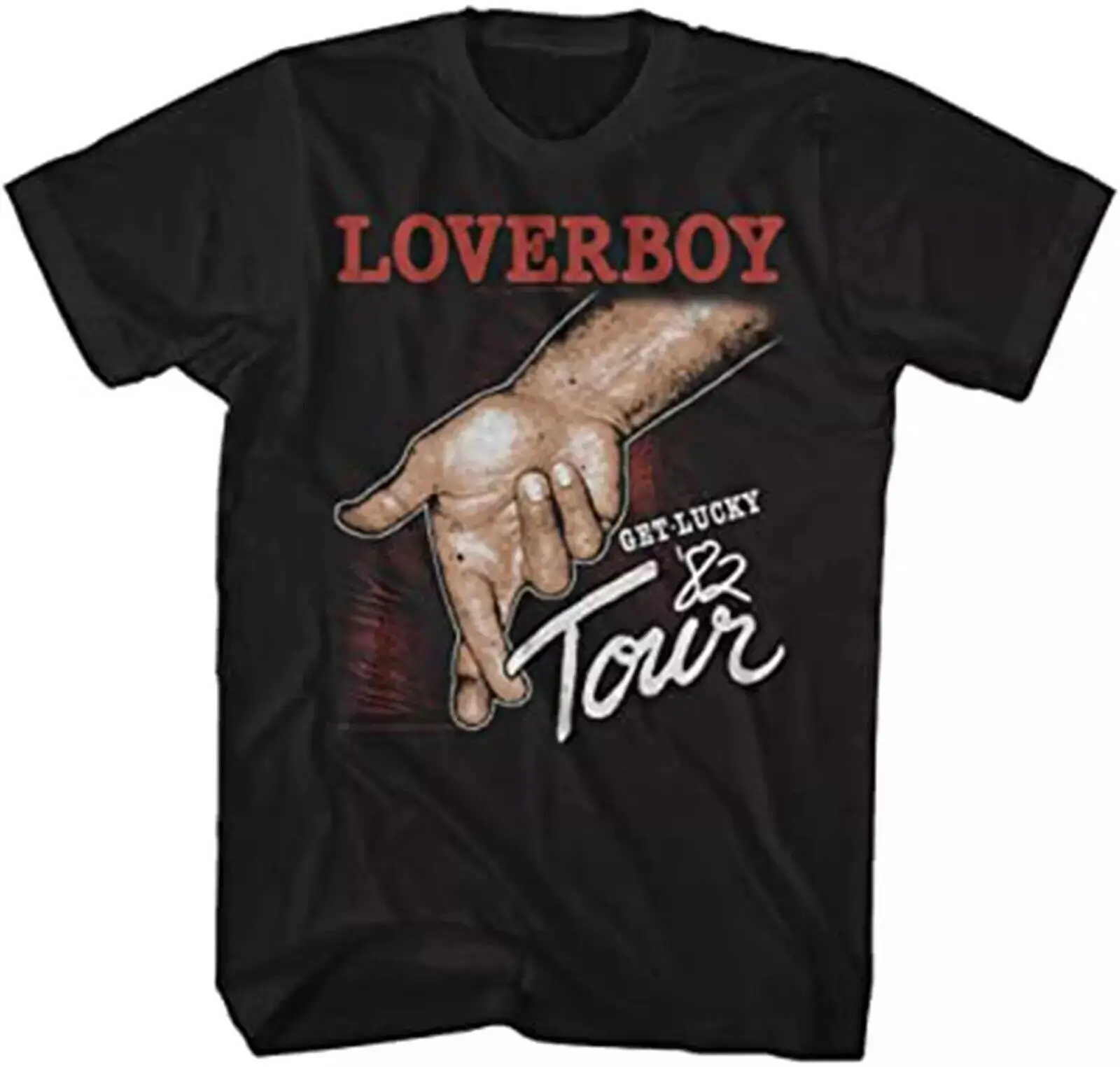 Loverboy Get Lucky Band T Shirt Gifl For