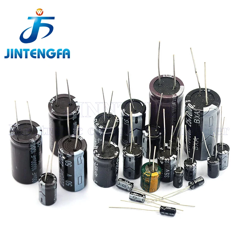 Aluminium-Elektrolytkondensator DIP 25V 10UF 22UF 33UF 47UF 100UF 220UF 470UF 680UF 1000UF 22000UF 2200UF 3300UF 4700UF 6800UF – Detail 3