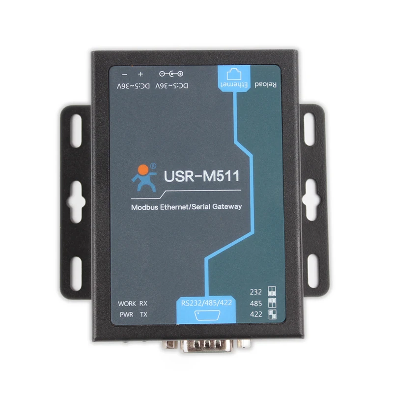 Conversor serial para ethernet de gateway iot industrial USR-M511, RTU/ASCII para TCP
