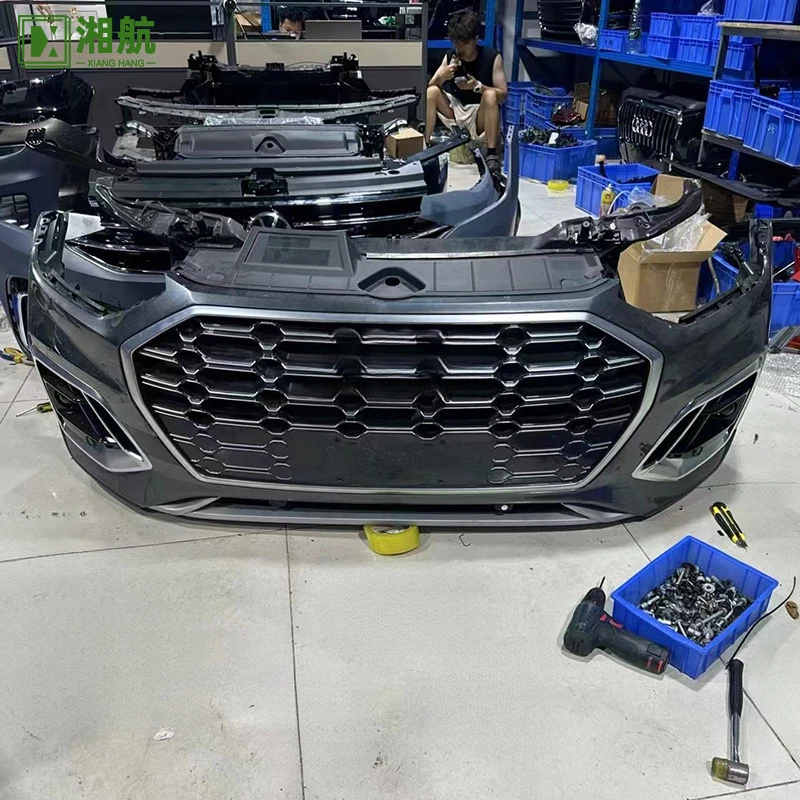 

Suitable for Audi Q5L 21-24 models: front bumper assembly, front face, headlights, hood, fender, used car parts