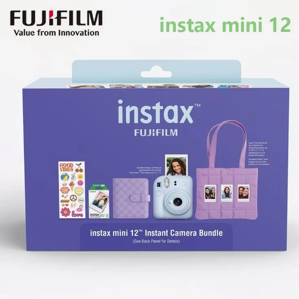 

Classic Optional 20/40 Sheets Mini Film Paper Camera Fujifilm Instant Camera Instax Mini 12 Shoulder Strap Bag Accessories Suit