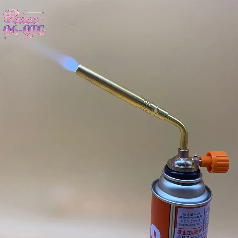 

New Butane Burner Welding Gas Torch Flame Gun Brazing Flamethrower Outdoor Camping BBQ Portable Soldering Heat Gun