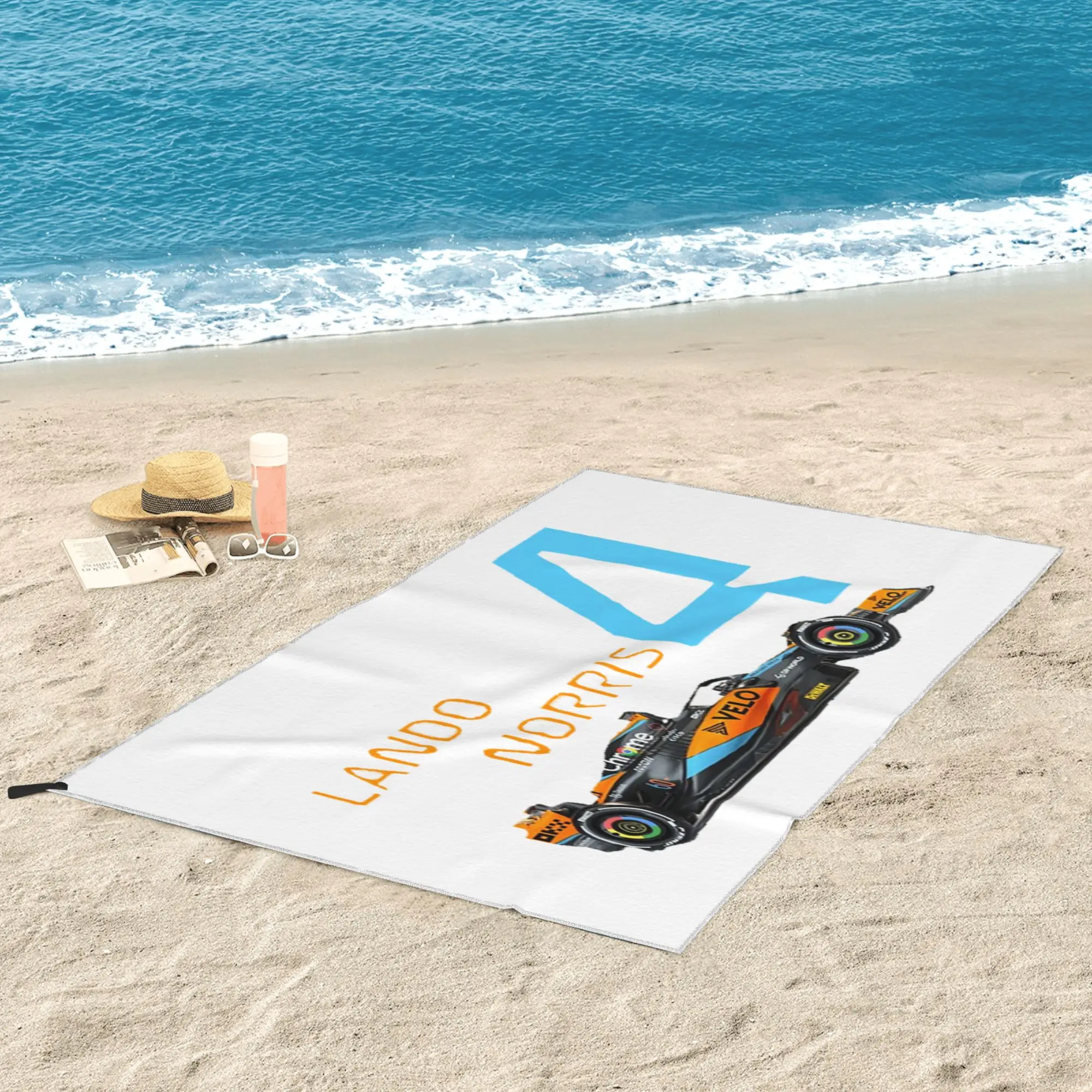 Lando Norris 4 Beach Towel Soft Microfiber Quick Dry Absorbent Quick Towels For Swimming