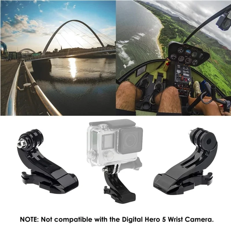 Крепление-пряжка с J-образным крючком для экшн-камеры Gopro, 2 шт.