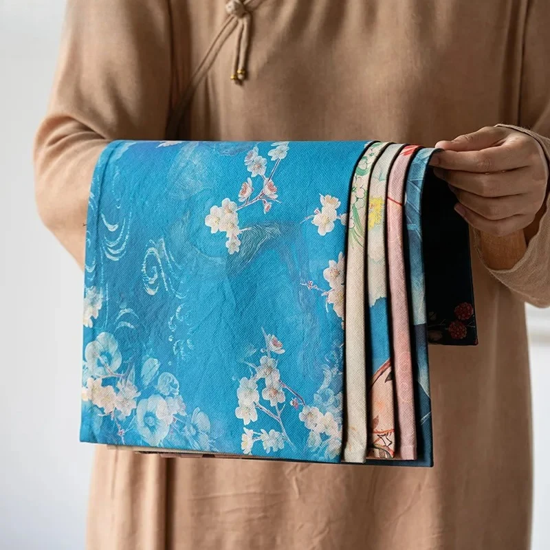 Xiangyun Yarn Tea Mat New Chinese Style Zen Table Runner Waterproof Tea Table Cloth Waterproof Dry Pour Mat Chinese Fabric Craft