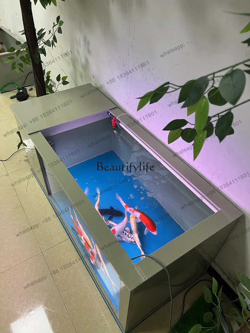 

Аквариум X4 Super White Glass для декоративных рыб, пруд для карпов кои, система циркуляции воды, фильтр-бокс, пластиковый аквариум из полипропилена